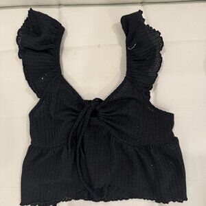Black tank top